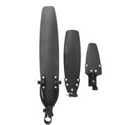Baxnore Bike Mudguard Mountain Bicycle Accessory Quick Release Front Back Adjustable Durable Plastic Black 52cm 58cm for Mountain Bike 20 26 Inch Wheels