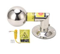 Baxnore Body Static Remover Ball Professional Grade 304 Stainless Steel Human Electrostatic Discharge Device for Oil Depots Gas Stations Industrial Use Wall Mount Quick Response An