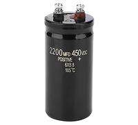 Baxnore Bolt Pin Electrolytic Capacitor 450V 2200uf High Capacity Aluminum Electrolysis Dielectric Capacitor for Filtration and Power Supply Applications Compact Design 50 x 105mm