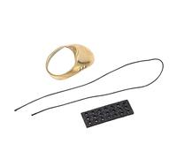 Baxnore Brass Archery Thumb Ring Protective Finger Guard for Traditional Bow Mongolian Spread Outdoor Sports Gold Color (18)