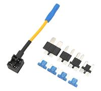 Baxnore Car Add Circuit Adapter Strong Conductivity Non Destructive Modification Holder Kit 14AWG 32V for Automotive Electronics Upgrade Zinc Alloy Nylon PC Material 5 Adapters 4