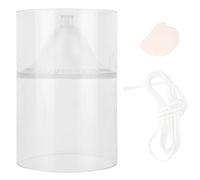 Baxnore Church Tip Candle Mold Durable Transparent Plastic Candle Making Kit with Steel Cover for DIY Home Craft Religious Decorations 3 Size Options 2.5x15cm 5x10cm 7x10cm (7*10 church roof column)