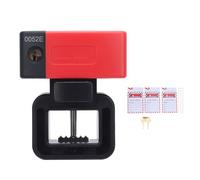 Baxnore Circuit Breaker Lockout Device Nylon PA Shell Self Locking Breaker Lock Out Device with Tag Key for Electrical Safety Lockout