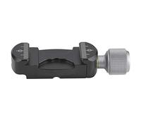 Baxnore Clamp Extender with Shoe 1/4 Screw Hole for L Bracket Quick Release Plate Professional Aluminum Alloy Mounting Clamp for Camera Accessories Black 66x12mm