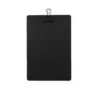 Baxnore Clipboard Suspensible Rustproof Wearproof Scratch Resistant Iron Metal Drawing Board Folder for Writing Painting Artists Students Office Home Use (Black)