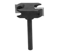 Baxnore CNC Spoilboard Surfacing Router Bit 1/4 Inch Shank 1 1/8 Inch Cutting Diameter 2 Flute Carbide Insert Woodworking Bit for Slab Flattening Milling and Carving