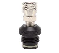 Baxnore CO2 Tank Female Adapter Quick Connect Fitting Stainless Steel Aluminum Alloy 8mm G1/2 14 Thread Hose Connector for CO2 Refill Tank and Inflatable Accessories