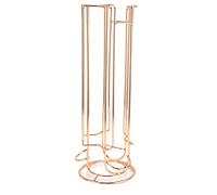 Baxnore Coffee Capsule Holder Organizer Stand Rack for Pods 18 Capacity Gold Metal Storage Shelf for Kitchen Office Countertop Space Saving 32x11 5cm