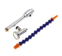 Baxnore Cold Air Gun 130MM Professional Industrial Cooling Tool with Flexible Hose for Machine Tool Cooling Welding Applications Aluminum Alloy Construction 5.1 Inch Length (08 Micro + Magnetic Base)
