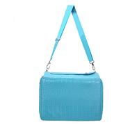 Baxnore Colored Pencil Case, 252 Hole Large Capacity Zipper Pen Bag, Canvas Pencil Wrap Case, Coloured Pencils Holder Case, Pencil Holder for Artist School Office (Blue)