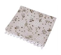 Baxnore Cotton Linen Fridge Dust Proof Cover, Wear Resistant Fridge Protector Washing, Lightweight Machine Cover, Compact Table Cover for Fridge Washing Machine (55 * 130cm 51x21inch)