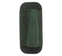 Baxnore Crazy Horse Leather Knife Horizontal Belt Holder Durable Stylish Knife Carrier for Outdoor Enthusiasts Camping Hiking (Green)