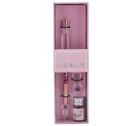 Baxnore Crystal Pen, Portable Crystal Signature Pen Whit Colorful Inks Holder, Glass Dip Pen Ink Set, Glass Dip Pen Set, Glass Pen for Home School