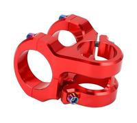 Baxnore Cycle Stem Mountain Bike Short Handlebar Stem 31.8mm Aluminum Alloy CNC Lightweight Durable Universal Fit for Road Bike Cycling Accessories DIY Upgrades (Red)