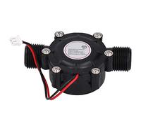 Baxnore DB268 Micro Hydro Electric Generator Water Turbine Power 12V DC Output G12in Male Thread for LED Shower Display Luminous Black Plastic