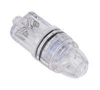 Baxnore Deep Drop Fishing Light LED Underwater Fish Light Transparent Plastic AA Battery Powered for Deep Sea Fishing Freshwater Bass Fishing Ice Fishing Trolling (Blue)