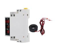 Baxnore Digital Display Energy Meter Din Rail Mounted Multifunction Tester Volts Amps Hertz AC80 500V 1 100A 0 99Hz with for Industrial Control and Power Management