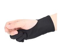 Baxnore Digital Drawing Gloves, Drawing Tablet Artist Glove, Antimistouch Artist Drawing Tablet Gloves, Soft Smudge Guard 2 Fingers Art Glove for Sketch Writing (S)