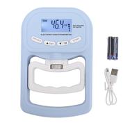 Baxnore Digital Hand Grip Strength Trainer High Accuracy 396lbs Electronic Dynamometer with LCD Display Adjustable Grip for Sports Training Gym Workouts ABS Material (blue)