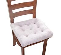 Baxnore Dining Chair Cushion Square Seat Pad Soft Comfortable Supportive for Tatami Chairs Bay Window Seats PP Cotton Polyester Fiber Crystal Velvet Home Office Decor (40 * 40cm)