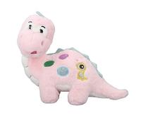 Baxnore Dinosaur Stuffed Animal Soft PP Cotton Vivid Colors Interesting Eyes Cute Expression Plush Dinosaur for Error 2029 Bedroom Playroom Decor 40cm Short Plush Comfort (Pink)