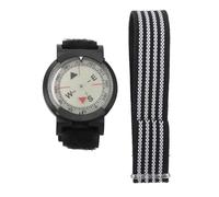 Baxnore Diving Wrist Compass High Accuracy Easy to Read Portable Glow in The Dark Compass Watch for Outdoor Diving Hiking Scuba Camping Navigation Acrylic Nylon