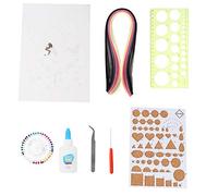 Baxnore DIY Handcraft Dancing Girl Paper Quilling Set Complete Craft Kit with Tools for Kids Beginners Adults Creative Art Projects Family Activities Classroom Decorations Paper Ma