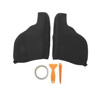 Baxnore Door Panel Armrest Cover Microfiber Leather Sponge Soft Elastic Durable Fit for 2011 2017 Left Right Front Door Panel Accessories 1 Pair (Black 2 piece Pack)