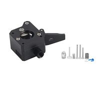 Baxnore Dual Gear Extruder All Metal High Performance Upgrading Industrial Supplies for 3D Printing Enthusiasts Black Hardened Steel 1.75mm Filament