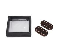 Baxnore Ebony Push Slider Anti Stress Sensory Fidget for Adults with ADHD Autism Focus Anxiety Relief Hardwood Pocket Sized Desk Office Home Use 55x30mm (Unlimited Sunflower)