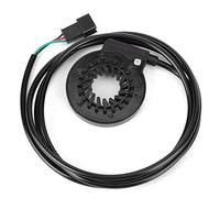 Baxnore Electric Bicycle Assist Sensor 12 Double Hall Durable Pedal Assist System for E Bike Conversion Kits Plastic Housing 1.1m Cable 33g Weight