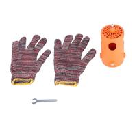 Baxnore Electric Corn Thresher Sheller Automatic Corn Kernel Separator Cob Stripper Peeler Drill Attachment for Home Kitchen Use Orange Hard Plastic Durable Design