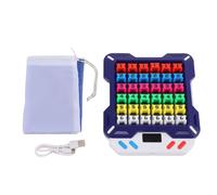 Baxnore Electronic Sudoku Puzzle Game Portable Colorful Light Effect Logic Trainer Sudoku Board 13500 Puzzles Teaching Timed Challenge Modes for Travel Home Use Error 2029 Teens Ad