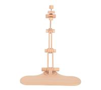 Baxnore Embroidery Stand, Adjustable 360° Rotating Hoop Holder with Stable Beechwood Base, Multifunctional Frame for Punch Needle Professional Embroidery Work