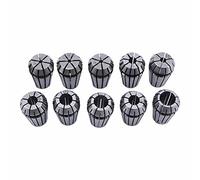 Baxnore ER16 Spring Collet Set 10PCS 1mm to 10mm High Precision CNC Milling Lathe Tool Chuck Collets for Engraving Machines and Industrial Applications