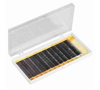 Baxnore False Eyebrow Extension Fake Individual Artificial Eyebrows Enhance Volume Fill Gaps for Daily Makeup Beauty Salon Fiber Black 0.1mm 9mm 10mm 11mm 12pcs (11mm)