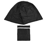Baxnore Fire Pit Cover, Watertight Windproof Polyester Fiber Cover, Resistant with Elastic Cord, Universal Fit for Outdoor Round Firepits