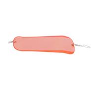 Baxnore Fishing Flasher Luminous Double Sided Swivel Diving Board ABS Underwater Trolling Flasher for Saltwater and Freshwater Fishing 28cm 11 Inch (Orange)