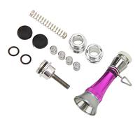 Baxnore Fishing Reel Balancer High Performance Aluminum Alloy Stabilizer Bar for Smooth Casting and Improved Balance DIY Fishing Accessories 48mm Length 18mm Width (Purple)