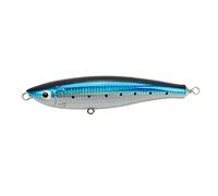 Baxnore Floating Pencil Fishing Topwater Pencil Bait 170mm 85g Solid Wood Artificial Catching Reflective Shiny Colors for Sea Tuna Mackerel Marlin (01#YJ-M-012)