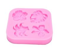 Baxnore Flowers Leaves Moulding Food Grade Silicone Nonstick Multifunctional Baking Mould for Chocolate Candy Crafts Durable Reusable Baking Tool