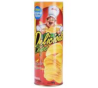 Baxnore Funny Spring Snake Prank Novelty Potato Chip Can Trick Gadget for Joke Lovers Party Pranks Realistic Design 22 x 7.5cm Plastic Material
