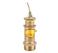 Baxnore G1/2 Spring Type Safety Valve High Pressure Blow Off Valve Automatic Release Valve for Steam Generators and Boilers 1Pcs Brass Construction (2KG Pressure)