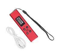 Baxnore Geiger Counter Nuclear Detector High Accuracy USB Rechargeable with Color Display Handheld Monitor for Home Office Emergency Use ABS Plastic Construction (Red)