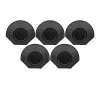 Baxnore Golf Practice Hole Training Aid Portable Lightweight Durable Plastic Black 23x19.3x2cm for Indoor Outdoor Golf Enthusiasts with Putter Mat or Artificial Lawn Set of 5