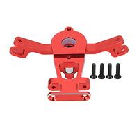 Baxnore Heavy Duty Aluminum Alloy Steering Bell Crank Assembly High Precision CNC Machined Upgrade Part for EREVO 2.0 SUMMIT 1/10 Scale RC Cars 92mm x 68mm x 22mm (Red)