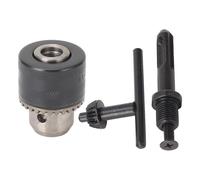 Baxnore Heavy Duty Keyed Drill Chuck Adapter 3 Jaw 1.5 13mm C45 Steel Impact Drill Bit Converter 1/2 20UNF Thread for Professional Power Tools and DIY Projects