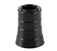 Baxnore Heel Shift Eliminator Motorcycle Accessory Heavy Duty Aluminum Construction Chrome Finish Toe Shift Arm Spacer Compatible with CVO FL Silver Black Color Options (Black)