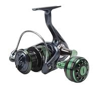 Baxnore HFA3000 Spinning Reel Metal 13+1BB 5.2:1 Gear Ratio Fishing Reel with Shallow Line Cup Screw in Rocker Arm for Streams Rivers Lakes