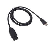 Baxnore High Definition Multimedia Interface Adapter Cable Plug and Play Convert Analog RGB to HDMI 1080P for Classic Gaming Retro Game Consoles Fit for N64 SNES NGC SFC 1.5m Lengt